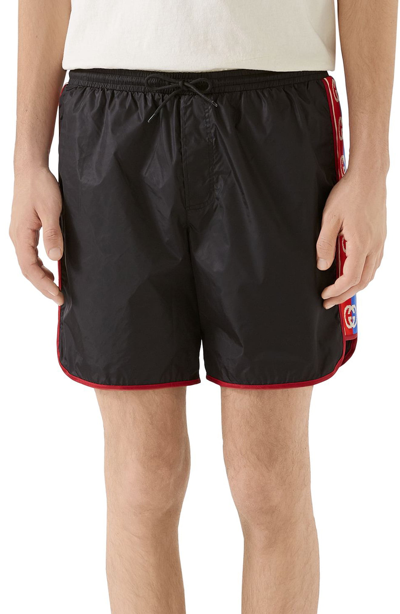 gucci mens swim trunks