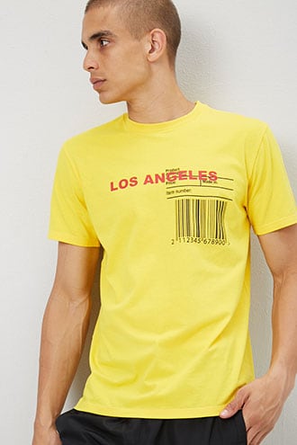 Los Angeles Graphic Tee at Forever 21 Yellow/black | The Fashionisto