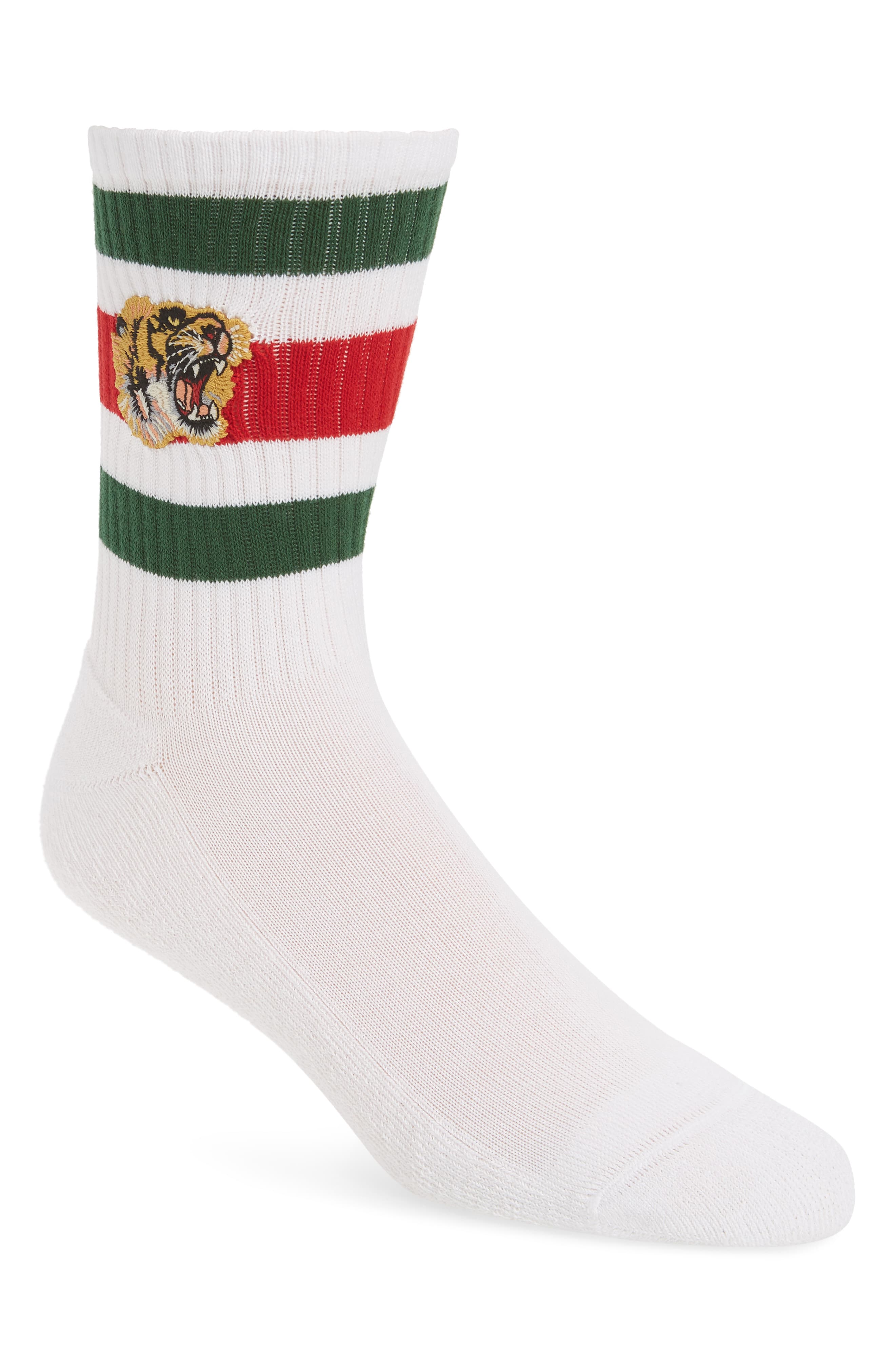 Men's Gucci Tiger Patch Socks | The Fashionisto