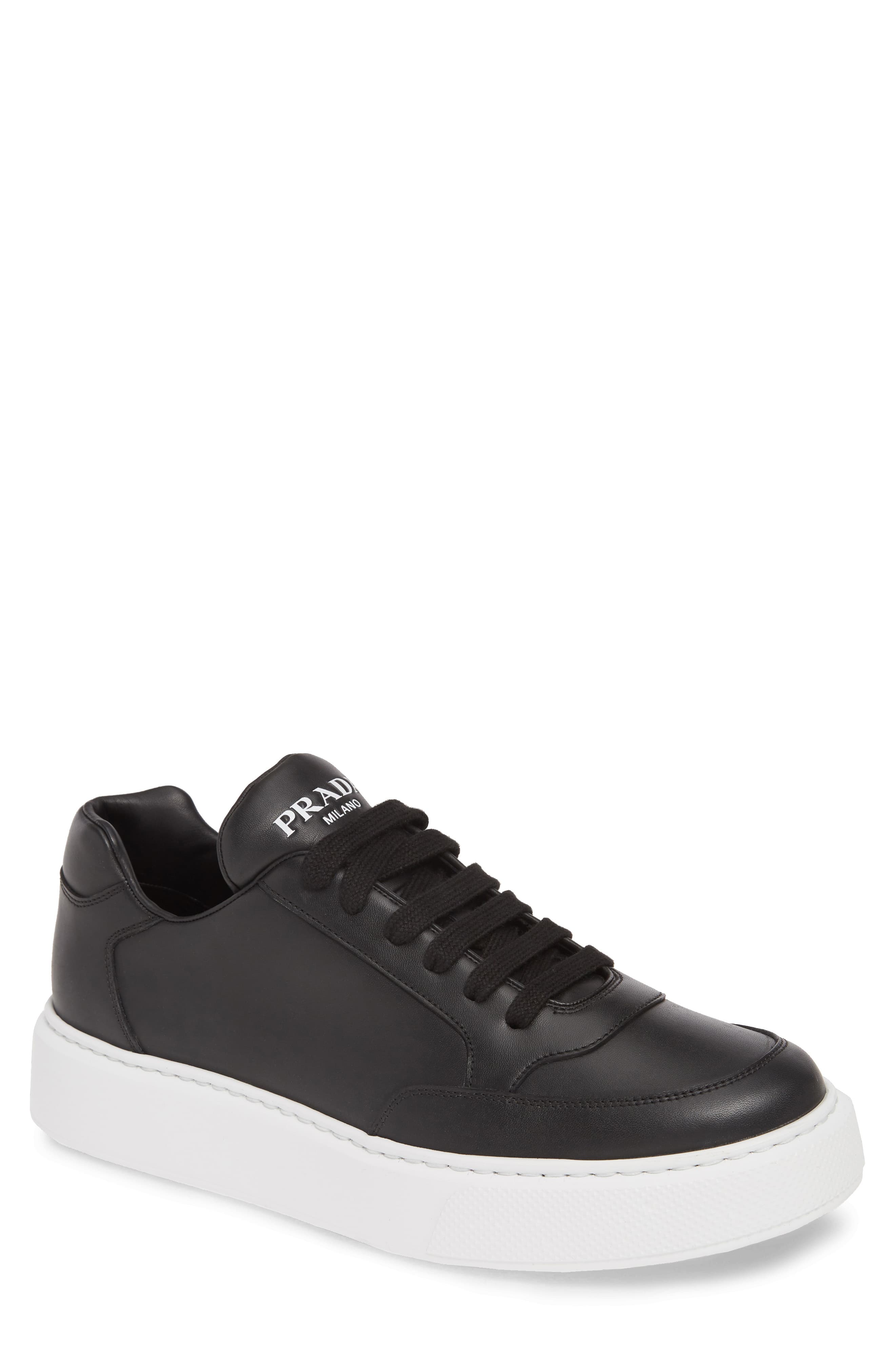 Men’s Prada Low Top Sneaker, Size 10US / 9UK – Black | The Fashionisto