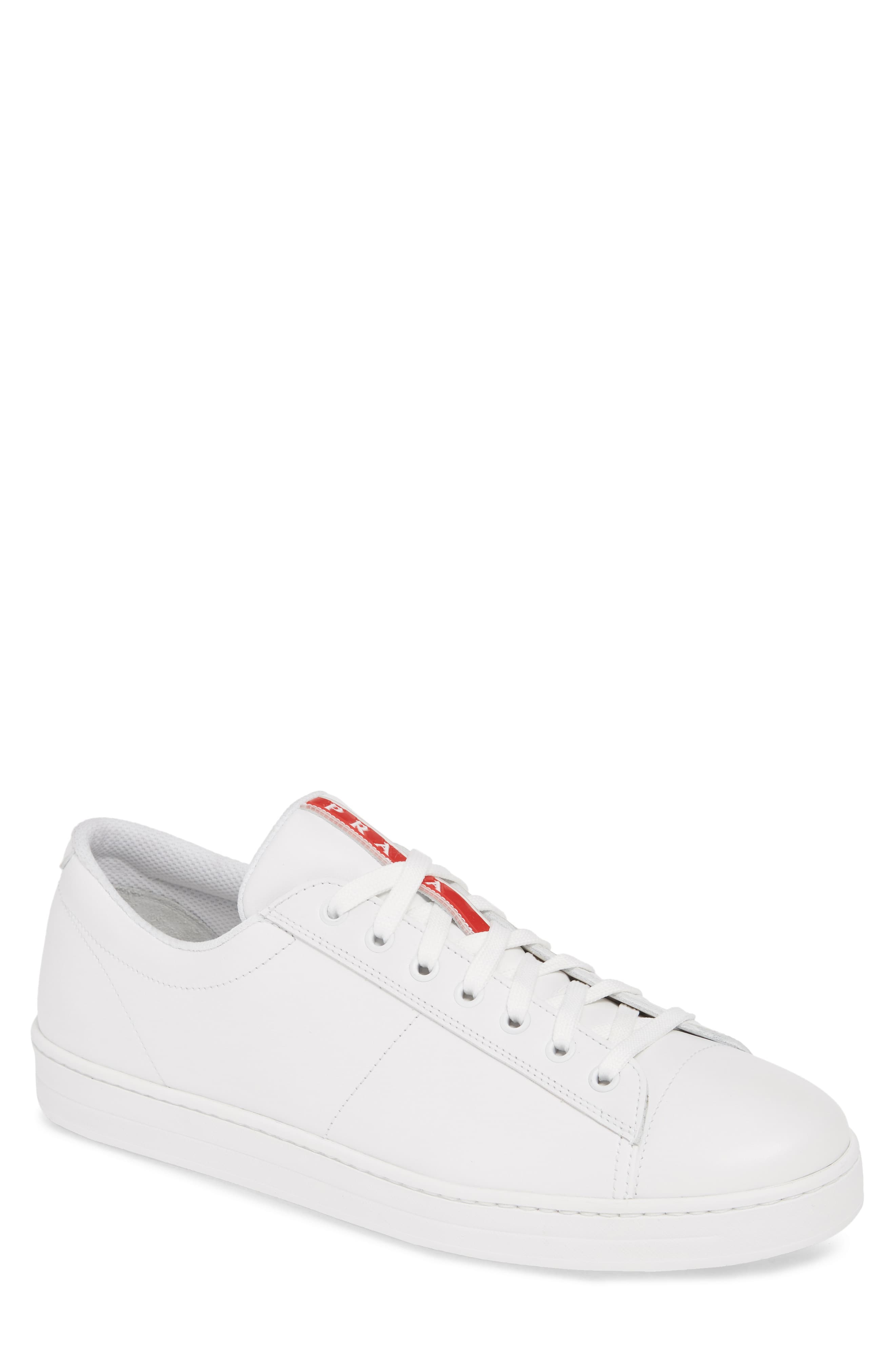 Men’s Prada The Avenue Sneaker, Size 8US / 7UK – White | The Fashionisto