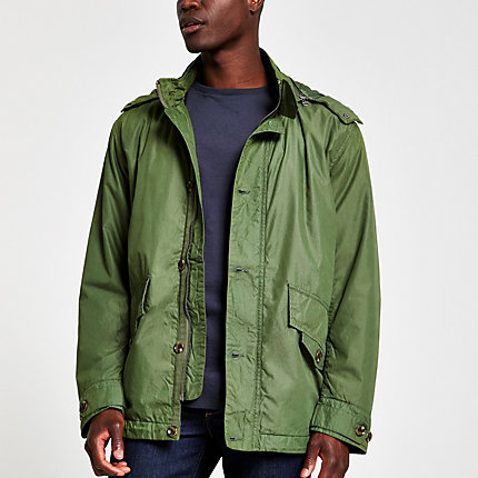 River Island Mens Pepe Jeans green lightweight jacket | The Fashionisto