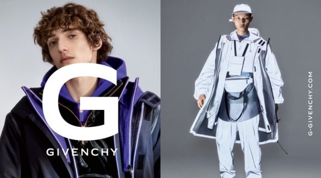 Daniel P. Shea photographs Quintin Van Konkelenberg and Xu Meen for the G Givenchy fall-winter 2019 men's campaign.