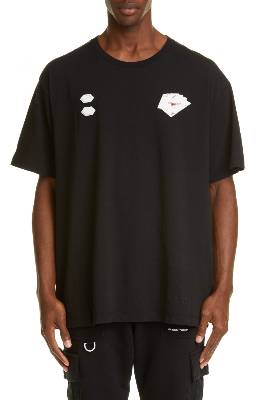 off white t shirt etikett