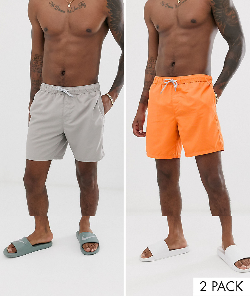 asos design swim shorts