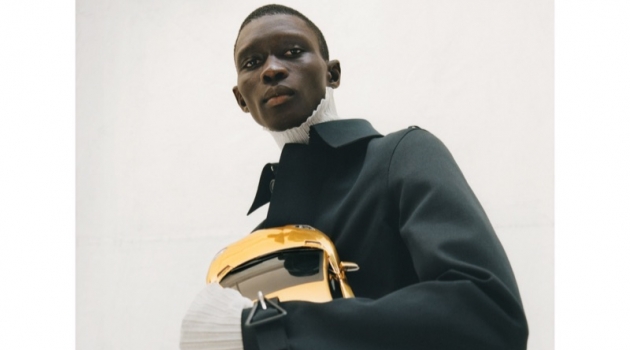 Fernando Cabral fronts Bottega Veneta's fall-winter 2019 men's campaign.