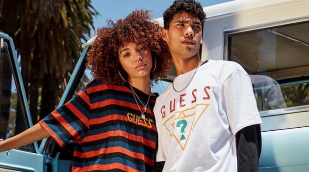 Alexis Ordonez stars in GUESS Originals' fall 2019 campaign.