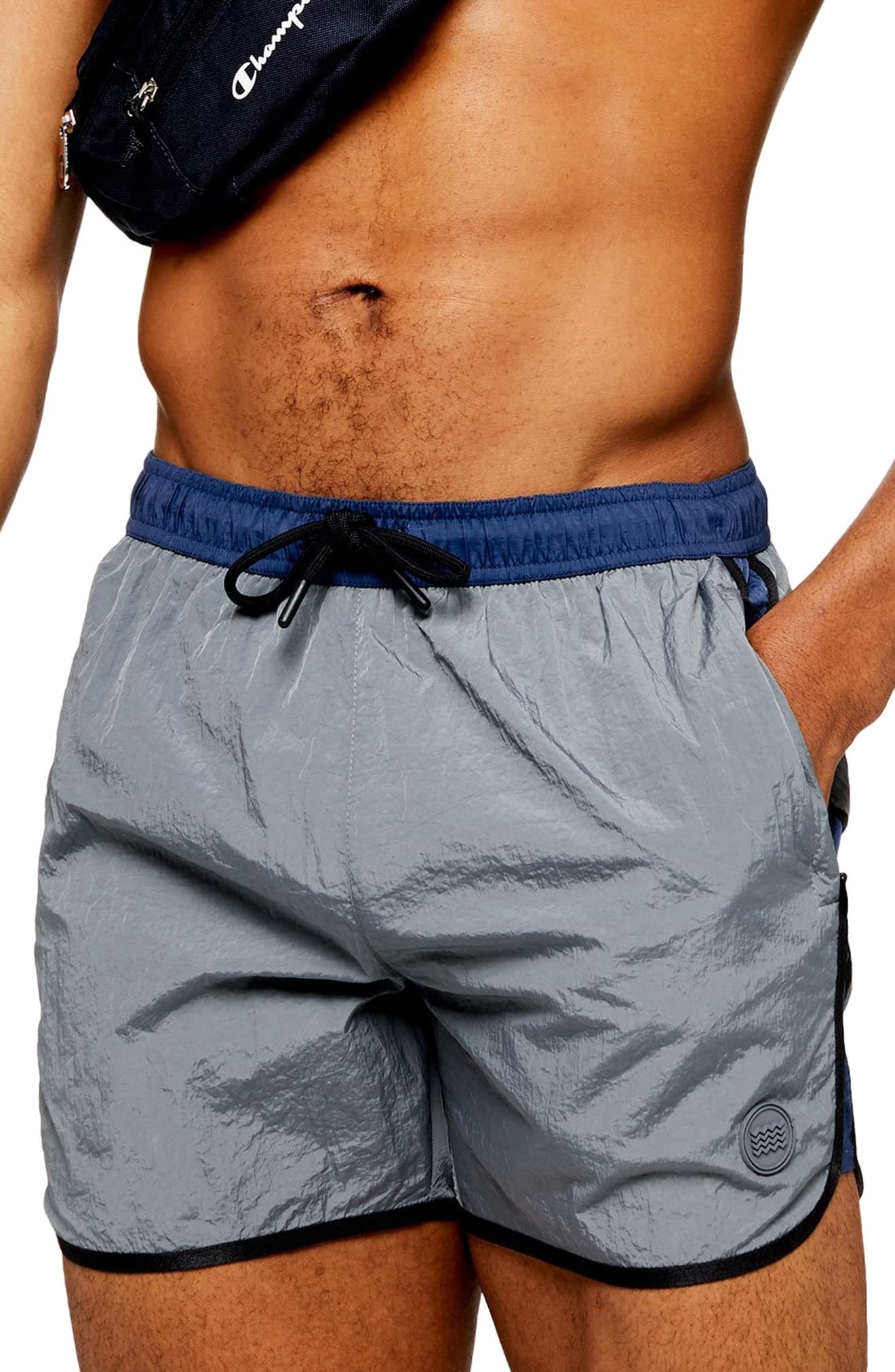 men's nylon swim trunks