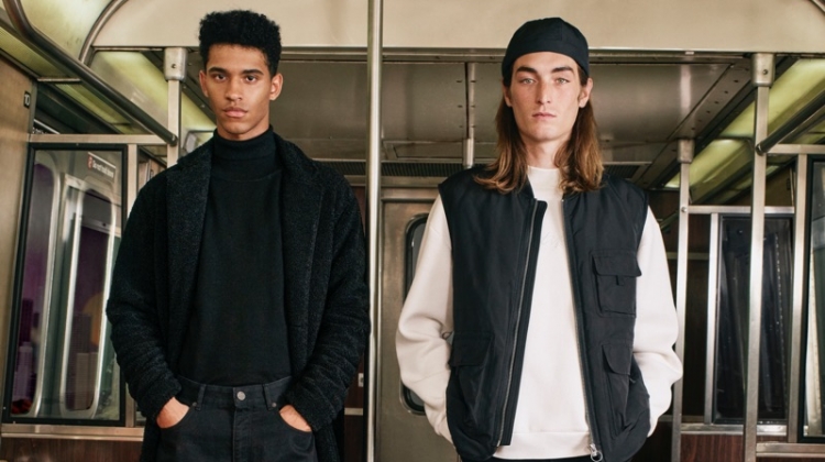 Hector Diaz and Niko Traubman star in Pull & Bear's fall-winter 2019 campaign.
