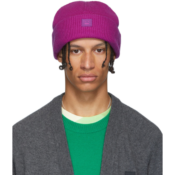 Acne Studios Pink Kansy Beanie | The Fashionisto