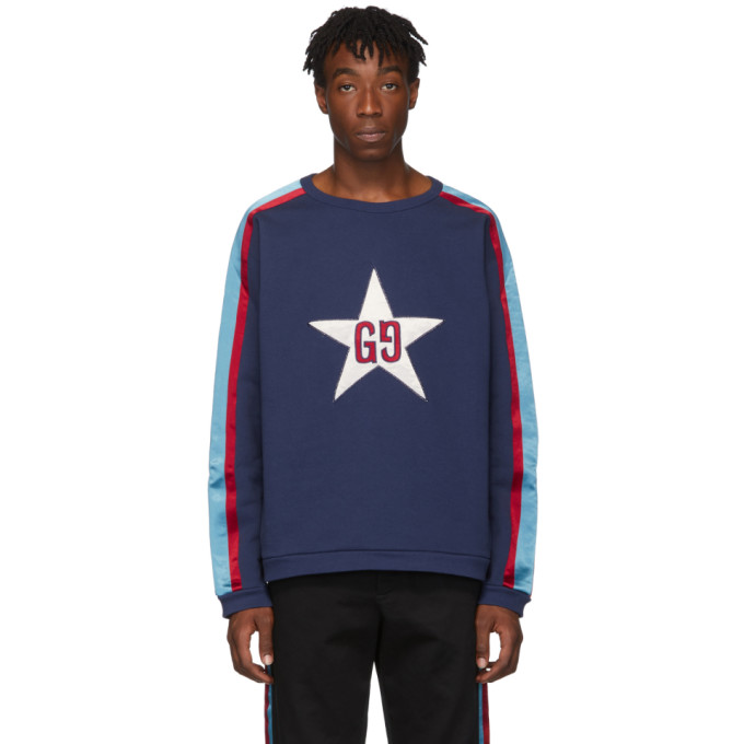 blue star sweatshirt