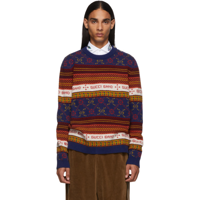 Gucci Multicolor Logo Sweater | The Fashionisto