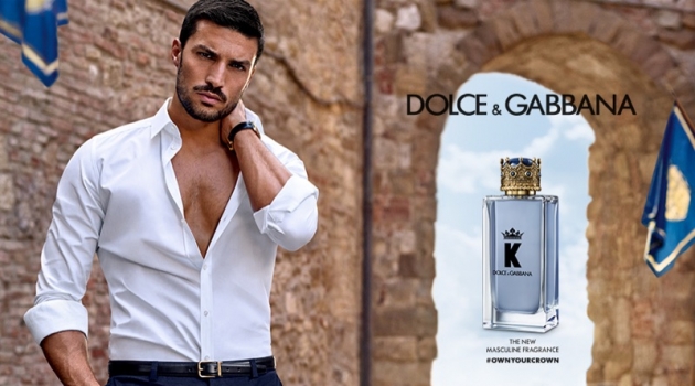 Mariano Di Vaio fronts the fragrance campaign for K by Dolce & Gabbana.