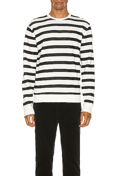 black striped sweatshirt
