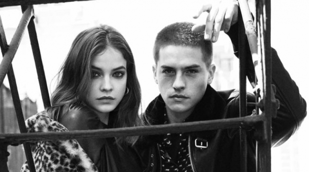 Barbara Palvin and Dylan Sprouse star in The Kooples' fall-winter 2019 campaign.