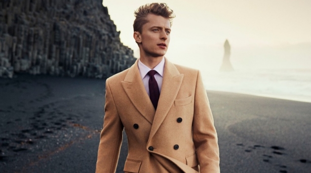 Max Rendell stars in Gieves & Hawkes' fall-winter 2019 campaign.