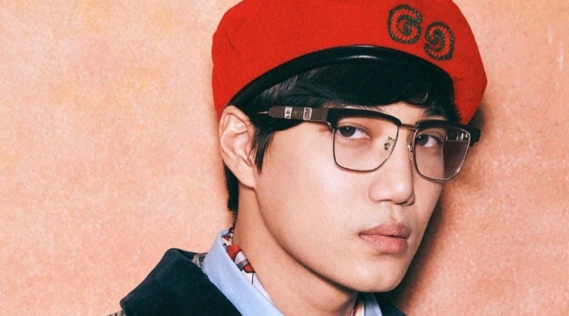 Kai stars in Gucci's fall-winter 2019 eyewear campaign.