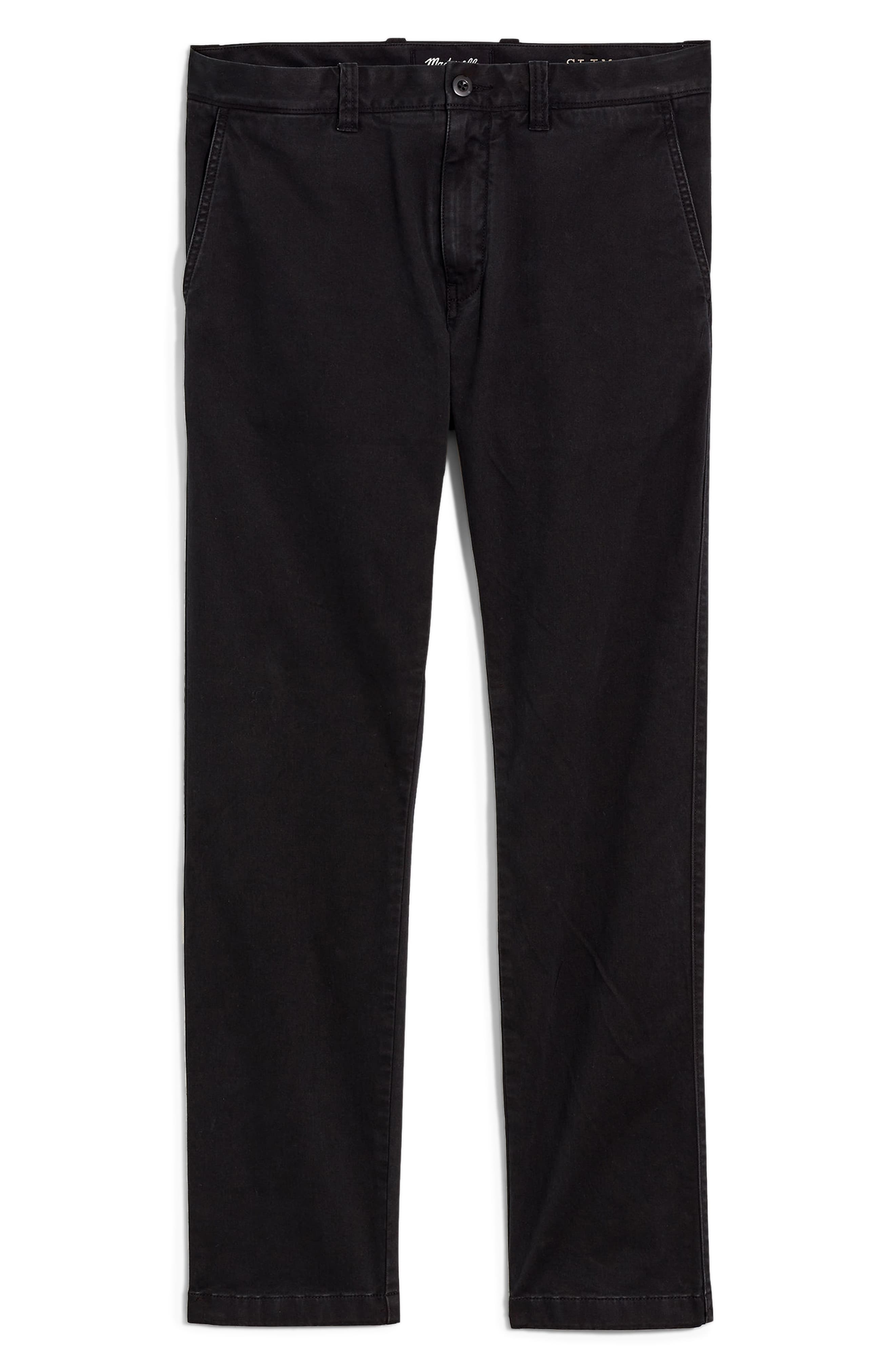 mens black slim chino pants