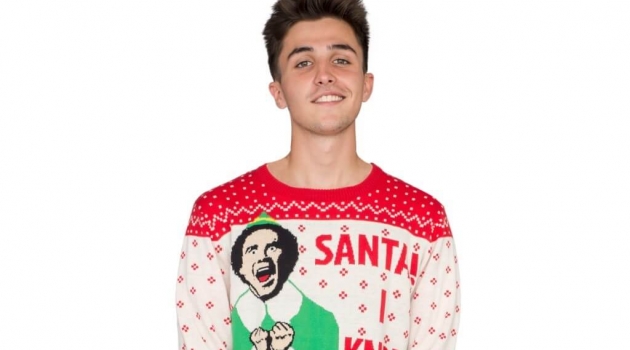 Elf Buddy "Santa I Know Him" Ugly Christmas Sweater