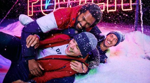 Models Thiago Santos, Gonçalo Pinto, and Federico Cola star in Jules' Christmas 2019 campaign.