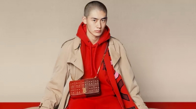 Liang Jiyuan stars in Burberry's 2020 Chinese New Year's campaign.