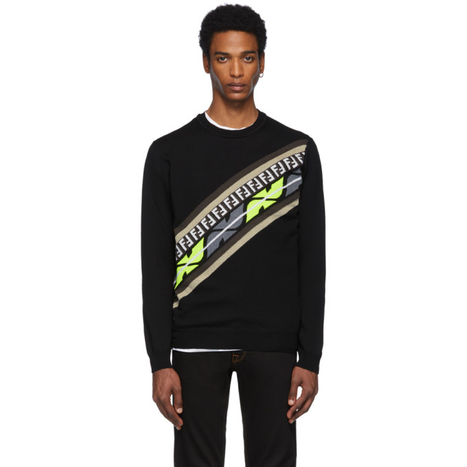 Fendi Black Cashmere ‘Forever Fendi’ Sweatshirt | The Fashionisto