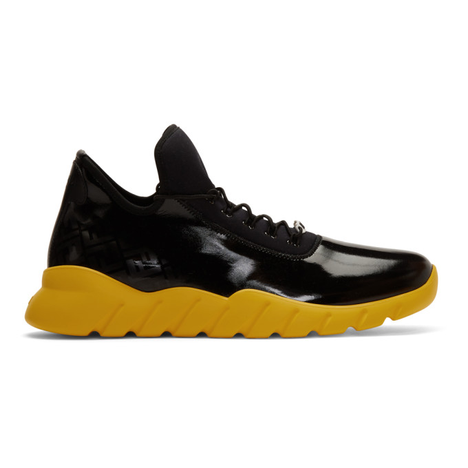 Yellow Forever Fendi Runner Sneakers 