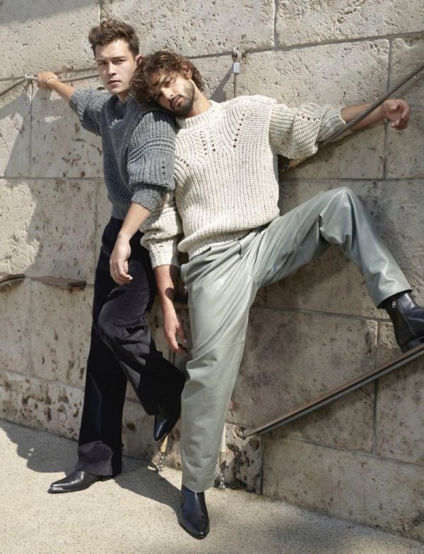 Francisco Lachowski & Marlon Teixeira L'Officiel Hommes Italia