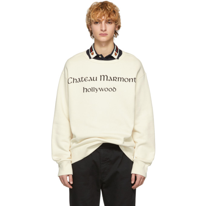 Gucci Off-White ‘Chateau Marmont’ Sweatshirt | The Fashionisto