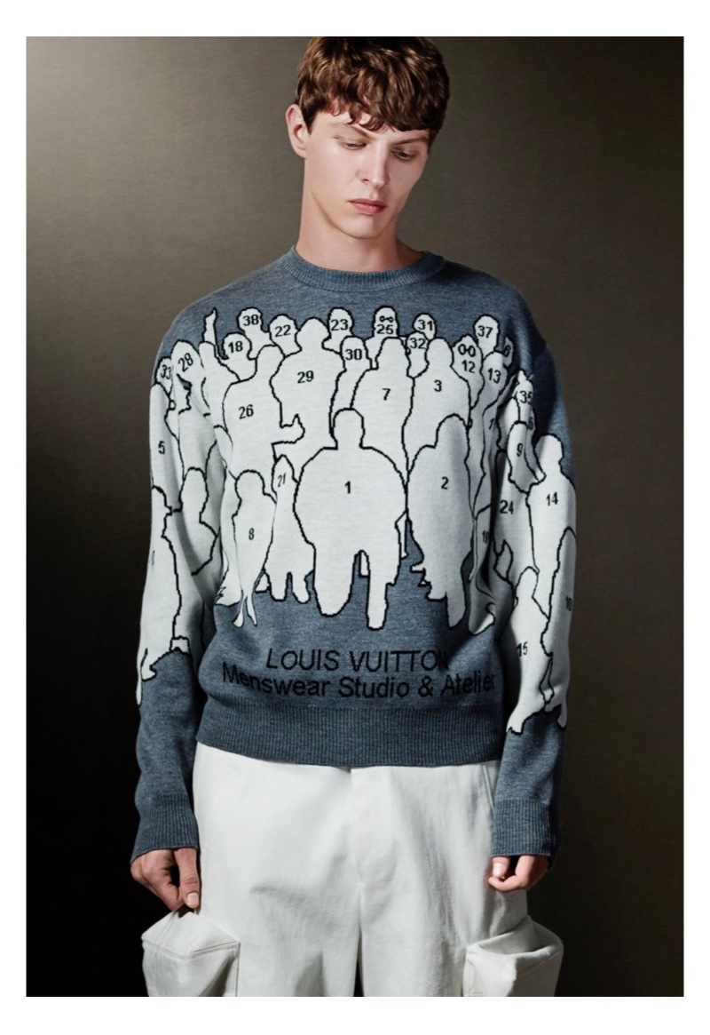 Louis Vuitton Louis Vuitton Menswear Studio & Atelier Jacquard Sweater