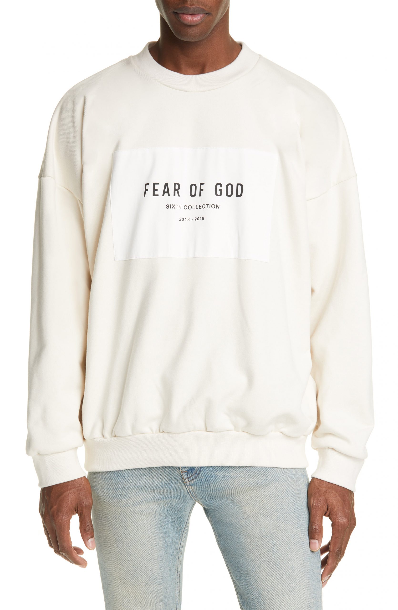 fear of god crewneck sweatshirt