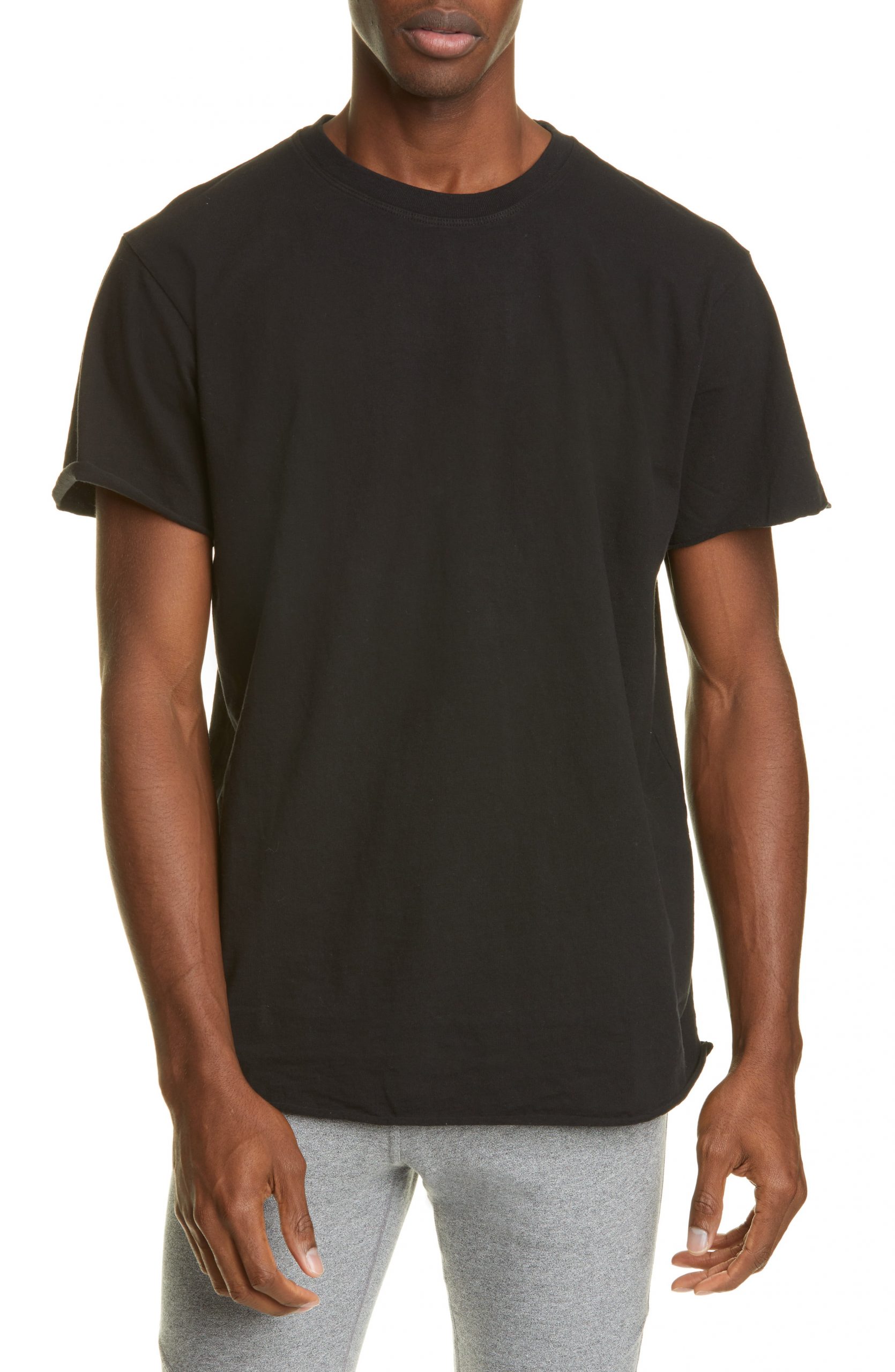 Men’s John Elliott Anti Expo Raw Edge T-Shirt, Size X-Small - Black ...