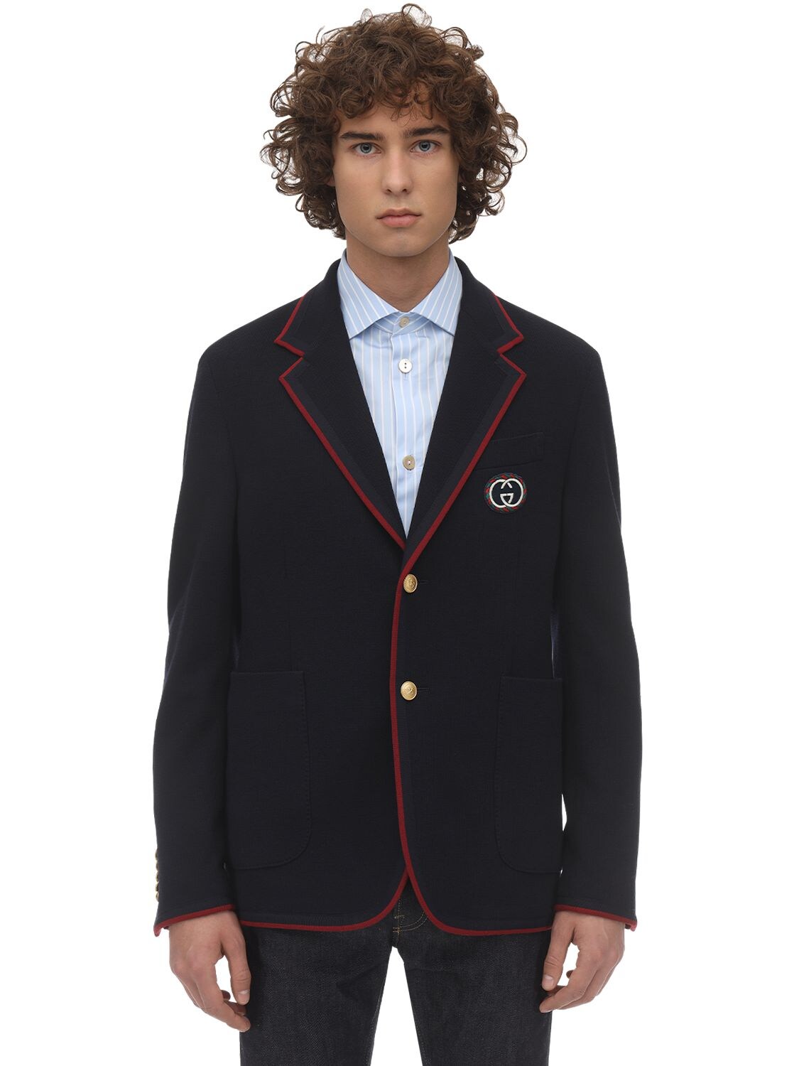 New Wool & Cotton Jersey Jacket | The Fashionisto