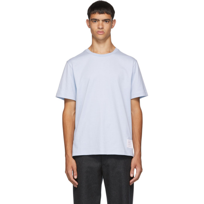 Thom Browne Blue Relaxed Fit T-Shirt | The Fashionisto