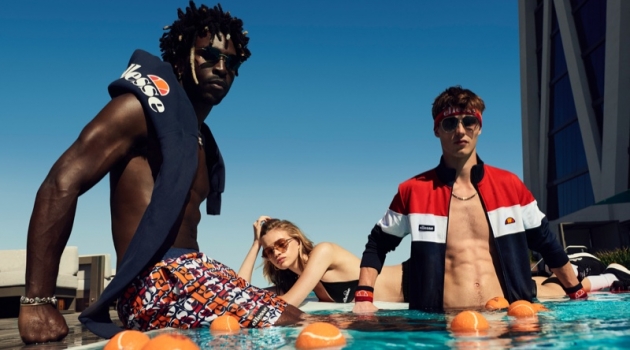 SAINt JHN, Stella Lucia, and Kit Butler star in Ellesse's spring-summer 2020 campaign.