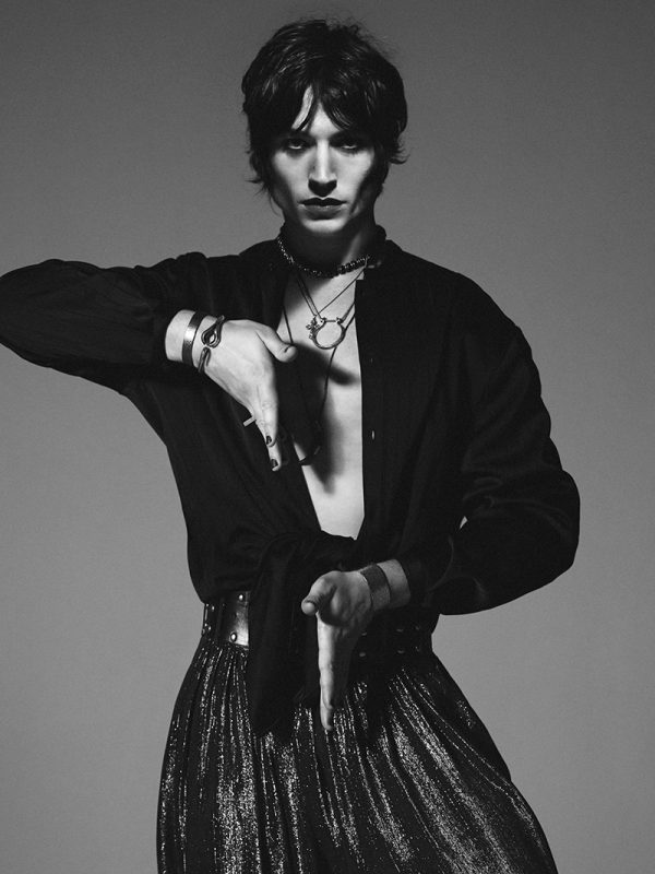 Ezra Miller Saint Laurent Spring 2020 Men's Campaign