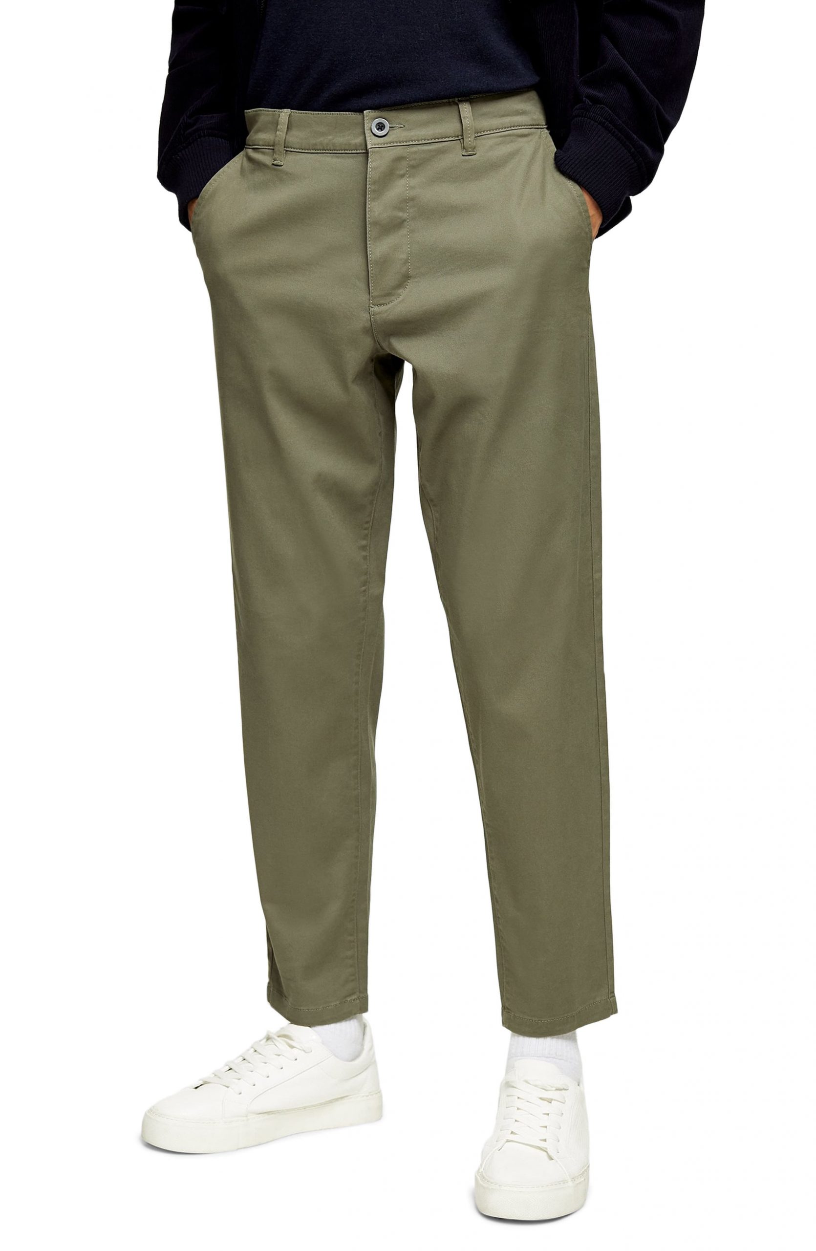 tapered stretch pants