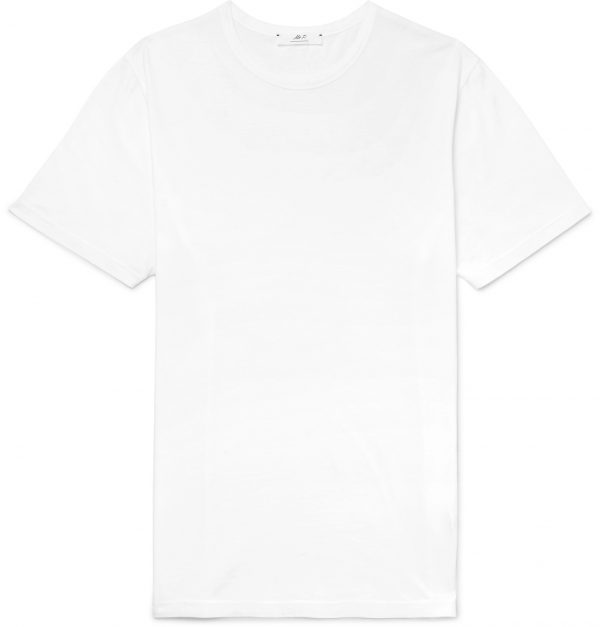 Mr P. - Cotton-Jersey T-Shirt - Men - White | The Fashionisto