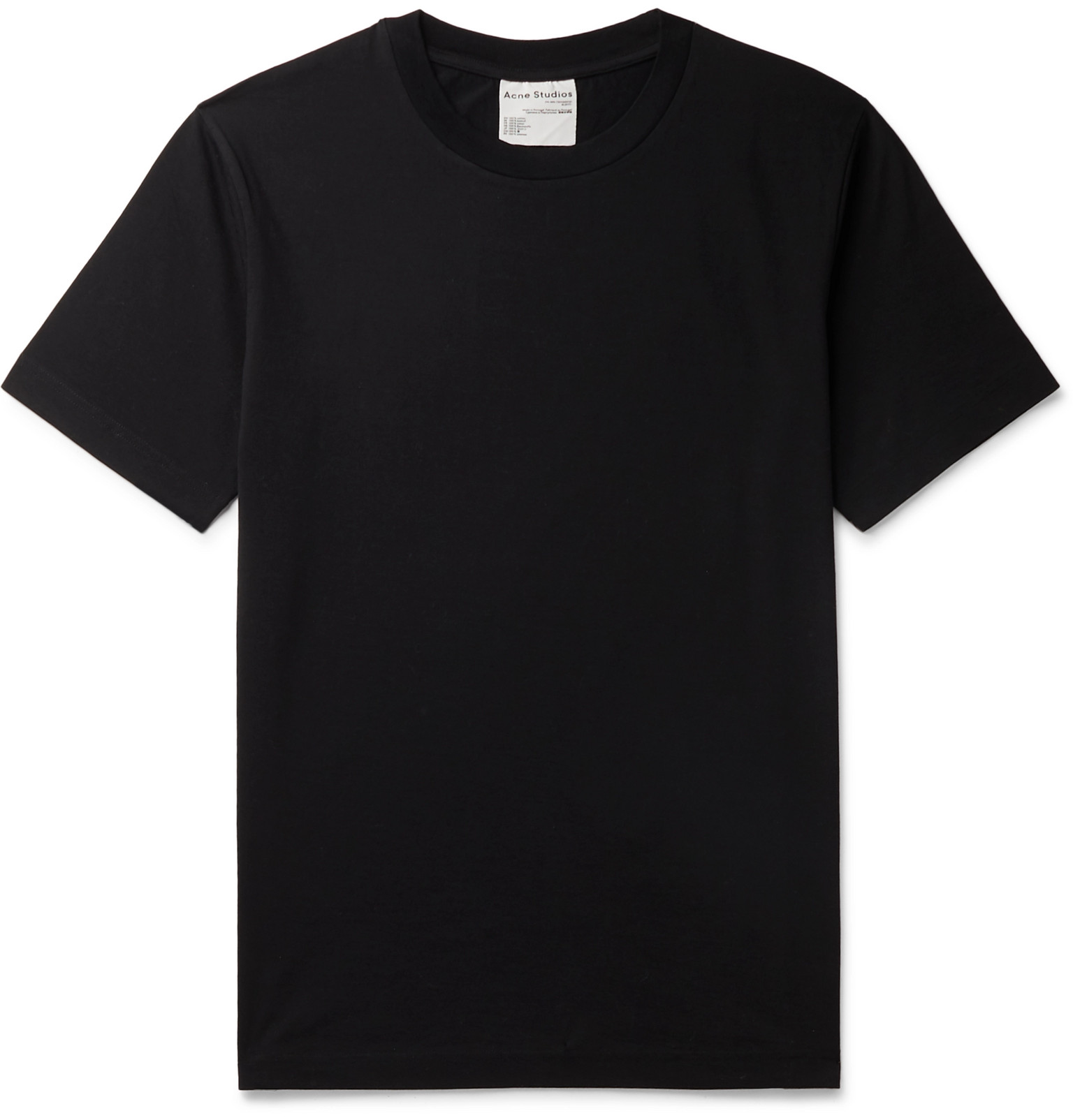 Acne Studios black print T-shirt - トップス