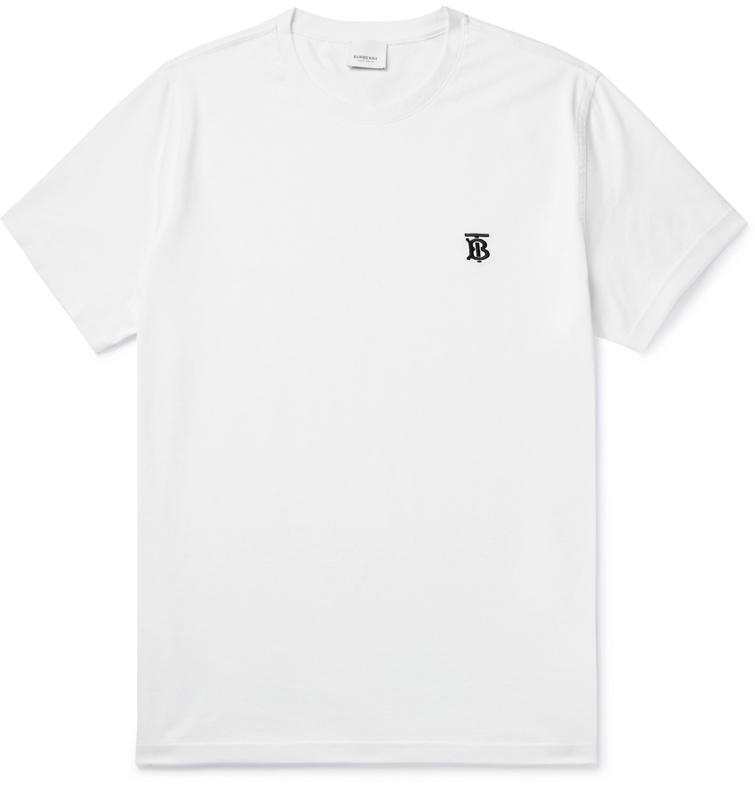 burberry embroidered logo t shirt