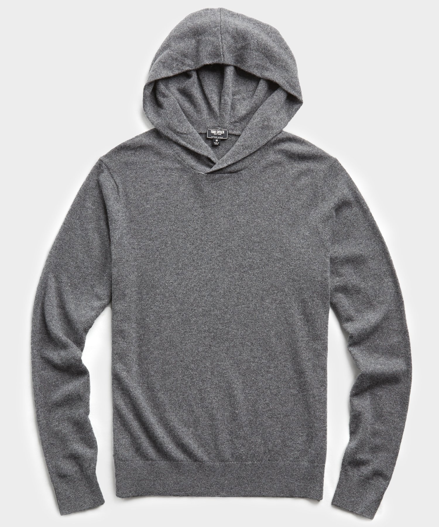 Cashmere Hoodie in Charcoal | The Fashionisto