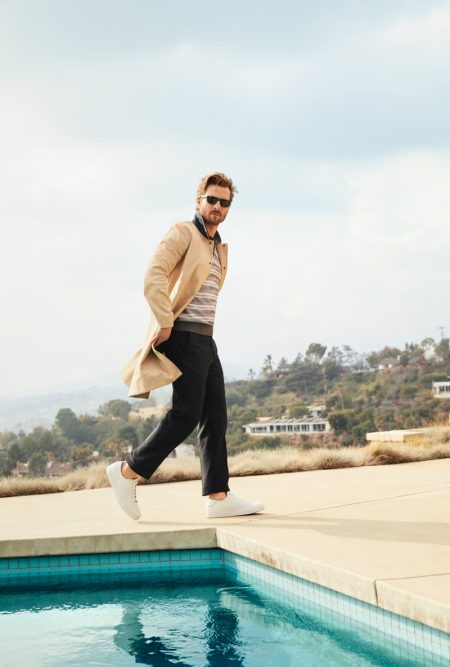 Glen Powell Bloomingdale's Spring 2020 Mix Masters Campaign