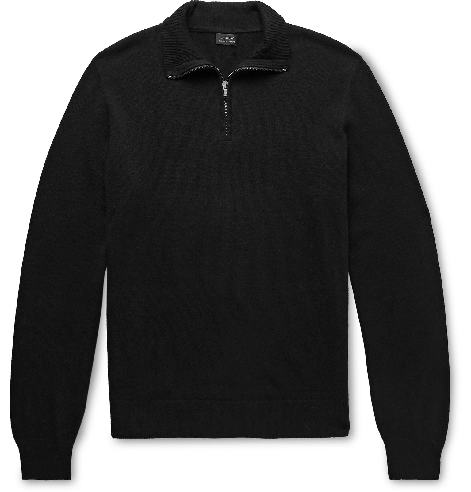 mens black half zip sweater