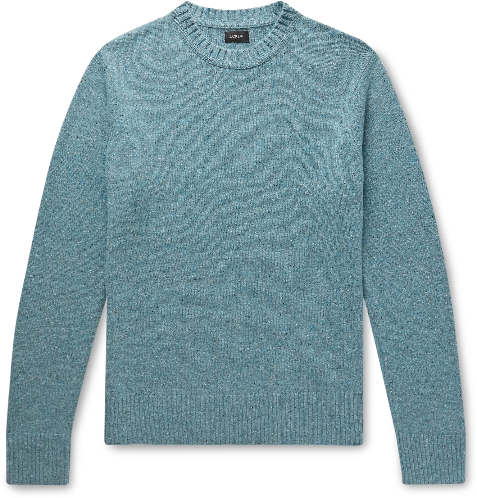 J.Crew - Mélange Merino Wool-Blend Sweater - Men - Blue | The Fashionisto