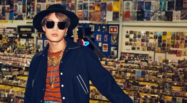 Kai stars in Gucci's spring-summer 2020 eyewear campaign.