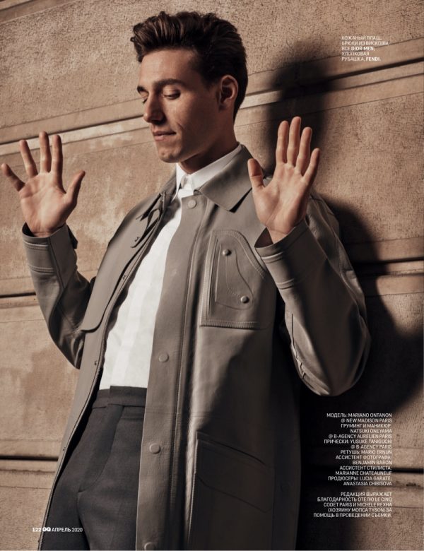 Mariano Ontañon 2020 GQ Russia Editorial