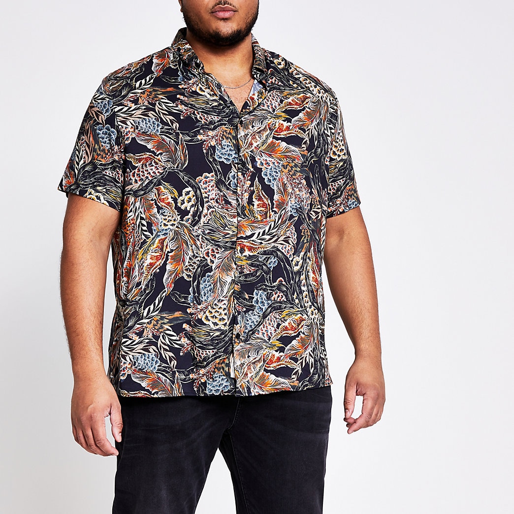 mens big and tall short sleeve shirts