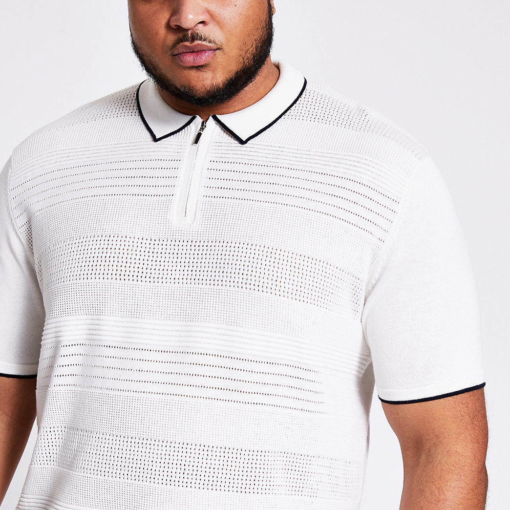 river-island-mens-big-and-tall-ecru-slim-fit-knit-polo-shirt-the