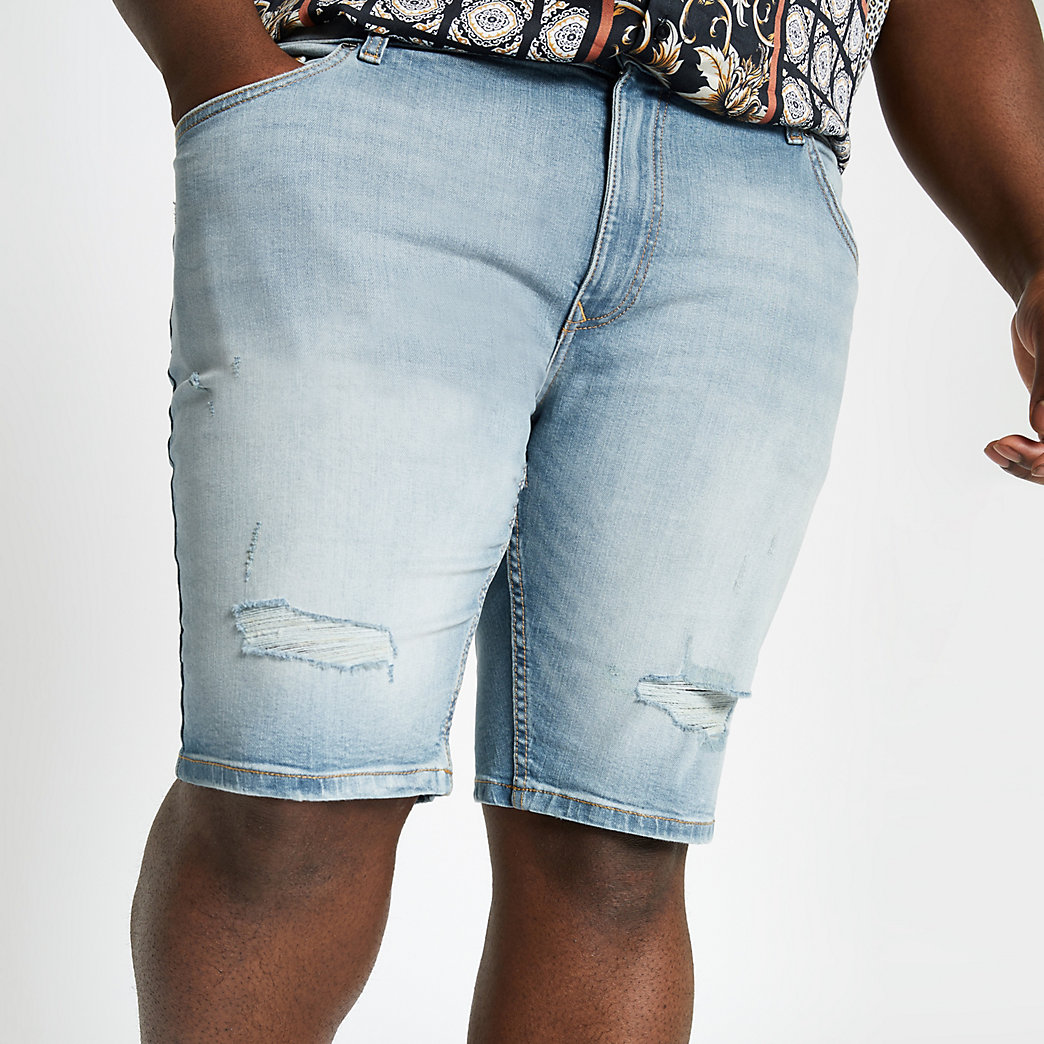 men's big & tall denim shorts