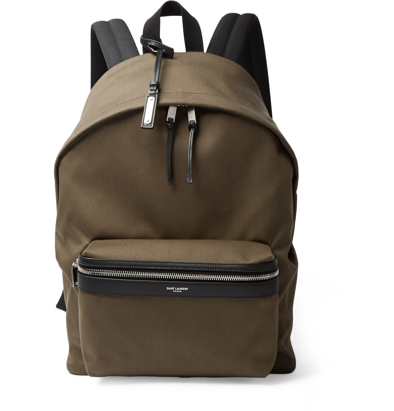 saint laurent city backpack leather